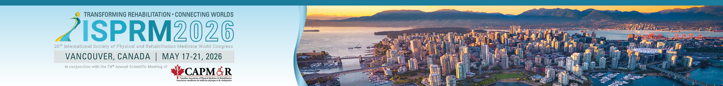 ISPRM 2026 – 20th World Congress Main banner